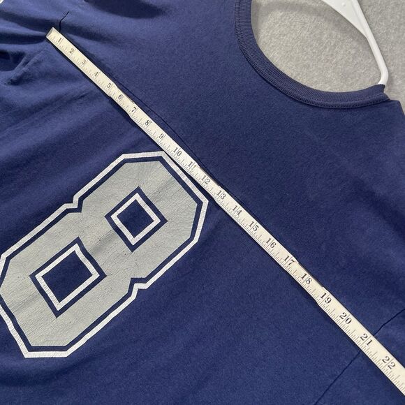 90's Dallas Cowboys 8 XL* Wilson COTTON Football Jersey Crackling - Picture 14 of 15